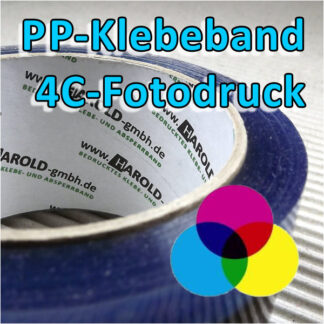 bedrucktes PP-Klebeband 4C Fotodruck