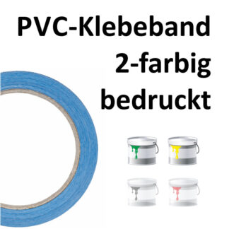 PVC-Klebeband 2-farbig bedruckt