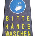 Schmutzfangmatte-Matte-Bitte-Hände-waschen